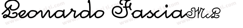 Leonardo Fascia字体转换